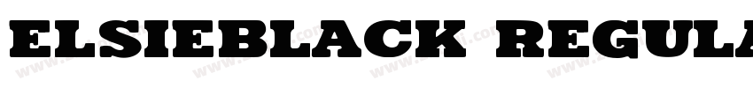elsieblack regular字体转换